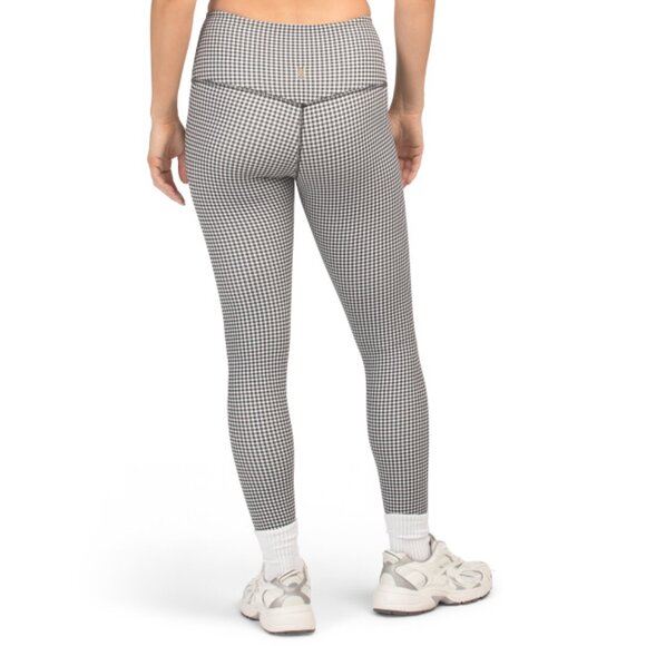 RHONE Black Gingham Revive Leggings - Picture 2 of 2